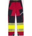 Pantalón de Alta visibilidad elástico tricolor C3555. Workteam1