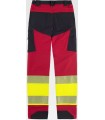 Pantalón de Alta visibilidad elástico tricolor C3555. Workteam2