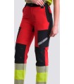 Pantalón de Alta visibilidad elástico tricolor C3555. Workteam3