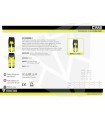 Pantalón de Alta visibilidad elástico bicolor con cintas segmentadas C3550. Workteam5