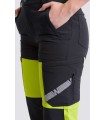 Pantalón de Alta visibilidad elástico bicolor con cintas segmentadas C3550. Workteam3