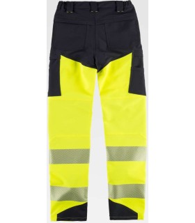 Pantalón de Alta visibilidad elástico bicolor con cintas segmentadas C3550. Workteam2