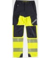 Pantalón de Alta visibilidad elástico bicolor con cintas segmentadas C3550. Workteam1