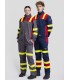 Buzo certificado para soldaduras, ignífugo, antiestático, arco eléctrico y visibilidad realzada C5096. Workteam1