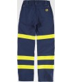 Pantalón certificado para soldaduras, ignífugo, antiestático, arco eléctrico y visibilidad realzada B1496. Workteam2