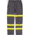Pantalón certificado para soldaduras, ignífugo, antiestático, arco eléctrico y visibilidad realzada B1496. Workteam3