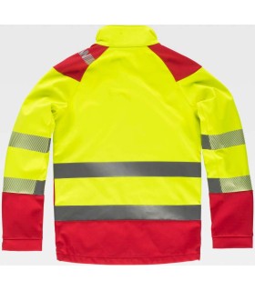 Chaqueta de alta visibilidad con tejido WorkShell S9201. Workteam7