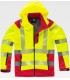 Parka de alta visibilidad de tejido WorkShell S9211. Workteam1