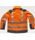 Parka de alta visibilidad de tejido WorkShell S9211. Workteam7
