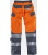 Pantalón de alta visibilidad multibolsillos C2715. Workteam4