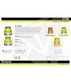 Bermuda de alta visibilidad combinada C2705. Workteam7