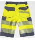 Bermuda de alta visibilidad combinada C2705. Workteam6