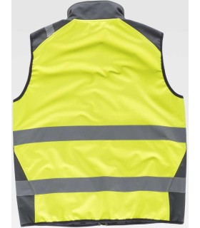 Chaleco Workshell de alta visibilidad S9231. Workteam2