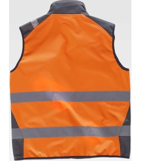 Chaleco Workshell de alta visibilidad S9231. Workteam4