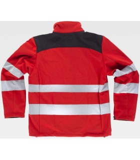 Chaqueta Workshell reflectante con tejido ripstop C2931. Workteam2