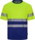 Camiseta de alta visibilidad de cintas segmentadas y poliéster reciclado 305633 Velilla