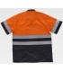 Camisa de visibilidad realzada de manga corta con cierre de botones C3811. Workteam4