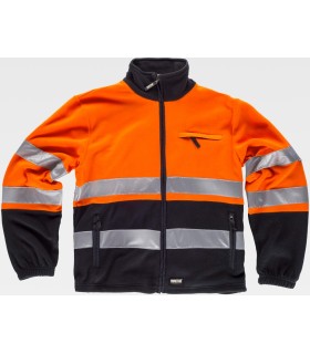 Polar de alta visibilidad certificado bicolor C4025. Workteam3