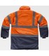 Parka de alta Visibilidad acolchada e impermeable C3710. Workteam4