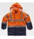 Parka de alta Visibilidad acolchada e impermeable C3710. Workteam3