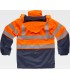 Parka ignifuga, antiestático, arco eléctrico, químico y alta visibilidad B3795. Workteam5