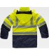 Parka ignifuga, antiestático, arco eléctrico, químico y alta visibilidad B3795. Workteam3