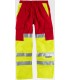 Pantalón de alta visibilidad con refuerzo en culera y multibolsillos C3314. Workteam3
