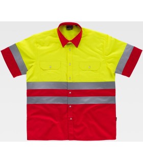 Camisa de alta visibilidad bicolor C3812. Workteam3