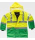 Parka de alta visibilidad impermeable combinada C3711. WORKTEAM1