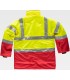 Parka de alta visibilidad impermeable combinada C3711. WORKTEAM4