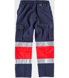 Pantalón de alta visibilidad multibolsillos C4057. Workteam2