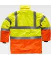 Parka de Alta Visibilidad bicolor e impermeable C3716. Workteam2
