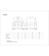 Chaquetilla de alta visibilidad con cintas reflectantes C3910. Workteam5
