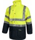 Parka de alta visibilidad impermeable 5 en 1 C3735. Workteam1