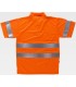 Polo de alta visibilidad transpirable C3880. Workteam4