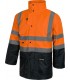 Parka de alta visibilidad impermeable 5 en 1 C3735. Workteam2