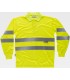 Polo de alta visibilidad transpirable C3833. Workteam1
