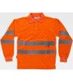 Polo de alta visibilidad transpirable C3833. Workteam3