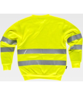 Sudadera de alta visibilidad con cintas reflectantes C9030. Workteam2