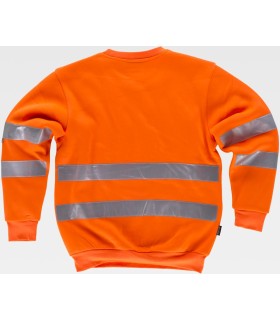 Sudadera de alta visibilidad con cintas reflectantes C9030. Workteam4