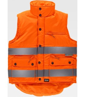 Chaleco de alta visibilidad acolchado C3209. Workteam3