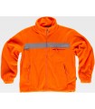Forro polar de alta visibilidad de cremallera entera C4040. Workteam3