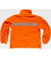 Forro polar de alta visibilidad de cremallera entera C4040. Workteam4