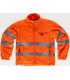 Forro polar de alta visibilidad con cierre cremallera entera C4035. Workteam1