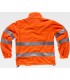Forro polar de alta visibilidad con cierre cremallera entera C4035. Workteam2