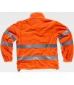 Forro polar de alta visibilidad con cierre cremallera entera C4035. Workteam2