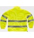 Forro polar de alta visibilidad con cierre cremallera entera C4035. Workteam4