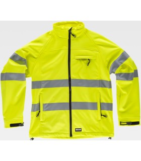 Chaqueta workshell de alta visibilidad S9535. Workteam1