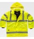 Parka de alta visibilidad y protección contra el frío impermeable C3700. Workteam