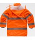 Parka de alta visibilidad impermeable con capucha C3200. Workteam4